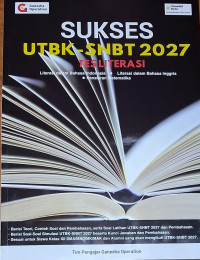 Image of Sukses UTBK-SNBT 2027 : tes literasi